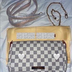 Checkered purse